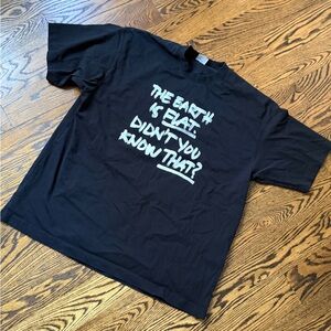 Vetements Black Graphic Tee
